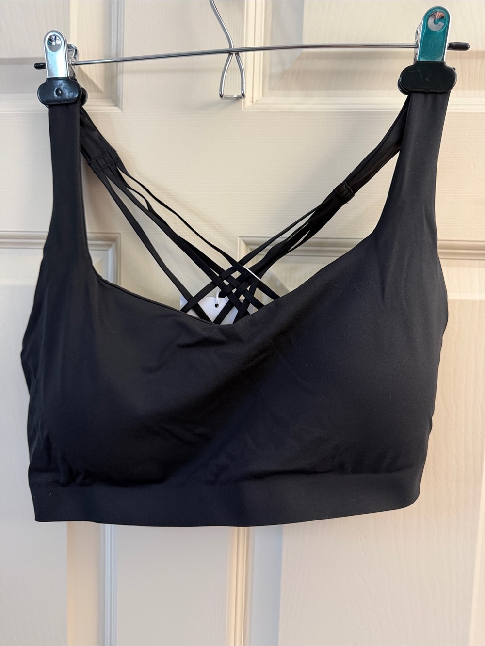 lululemon athletica Black Strappy Crossback Sports Bra